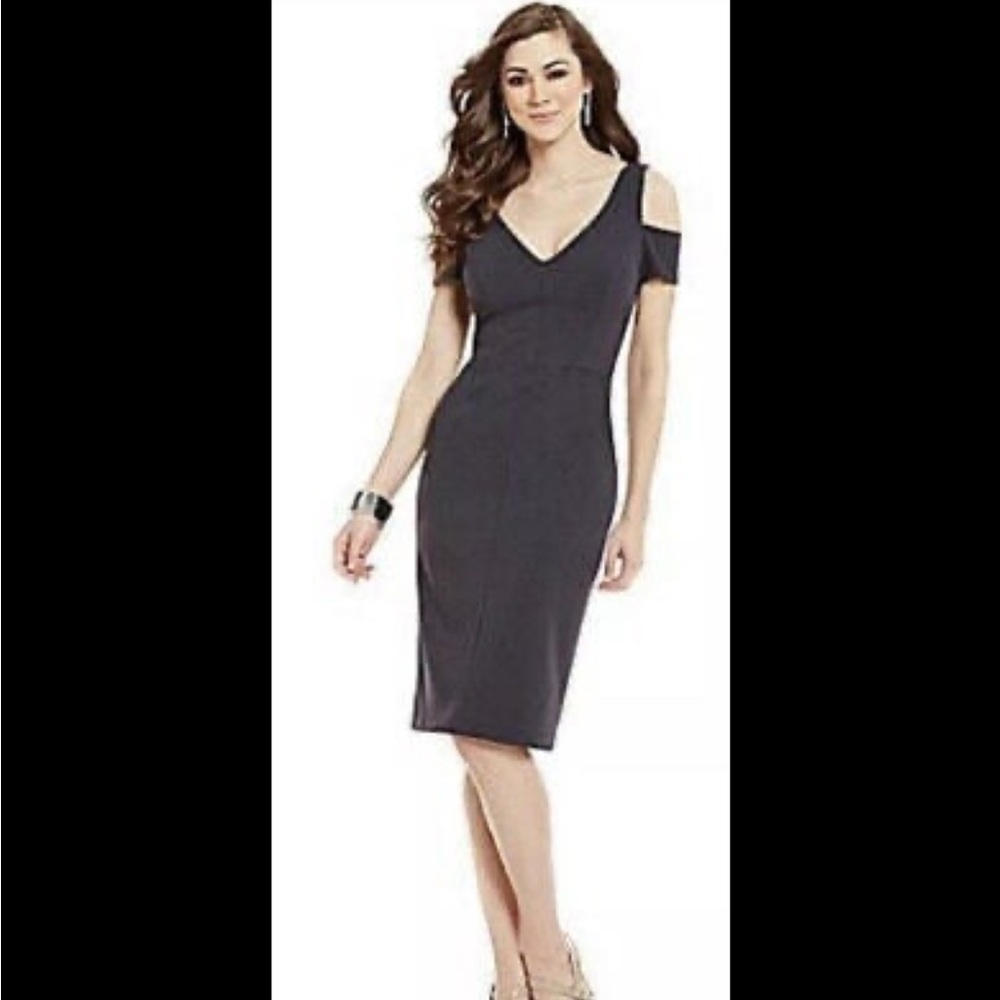 NWT Navy Antonio Melani Cold Shoulder Dress